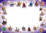 Chanukah Wide Stationery