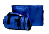 Dark & Light Blue Thermal Tefillin Carrier with Tallit bag
