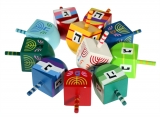 Colorful Wood Dreidel