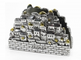 Silver Plated Jerusalem Napkin Holder