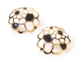 Black Stud Earrings