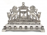 Lions Brass Hanukkah Menorah