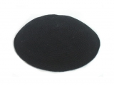 Black Premium DMC knitted Kippah
