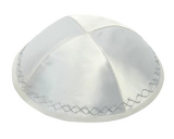 White Satin Kippah