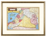 The Fourth Part of the Map of Asia Replica