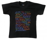 T-Shirt - Names of Jerusalem in English-Black