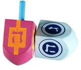Colorful Wood Dreidel
