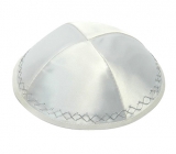 White Satin Kippah
