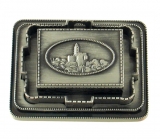 Pewter Matchbox Holder - Jerusalem Design