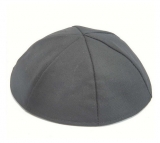 Large Black Terylene Kippah