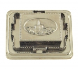 Nickel Jerusalem Matchbox Holder