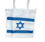 Nylon Israel Flag Tote Bag