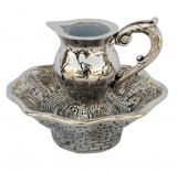 Silver Plated "Jerusalem" Mayim Achronim