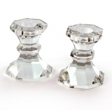 Small Crystal Candlesticks