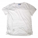 Adult White T-Shirt with Tzitzit
