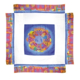Hand painted silk Huppah.