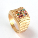 Breastplate Choshen Gold filled Ring