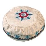 Cream Raw Silk Hat