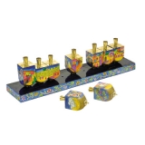 Hanukah Dreidel Menorah
