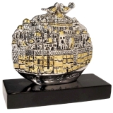 Jerusalem with Doves Figurine