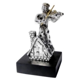 Person Playing the Violin Figurine