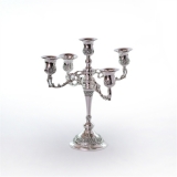 Silver Plated Five Arm Candelabra