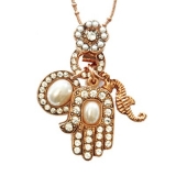 Oriental Hamsa Pendant