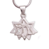 Three pieces Star of David Pendant with 
