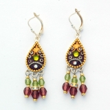 Ethnic Oriental Earrings Ester Shahaf
