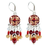 Oriental Bead Earrings by Ester Shahaf