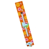 Orange Flower Mezuzah Case by Tzuki
