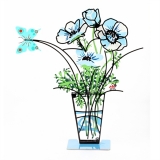 Anemone Flower Vase - White by Tzuki