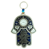 Metal Hamsa English Home Blessing