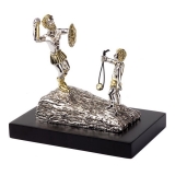 David and Goliath Figurine