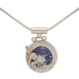 Roman Glass Pendant - Leaves