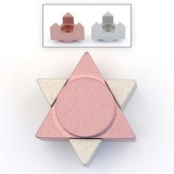 Traveling Shabbat Candlesticks -pink
