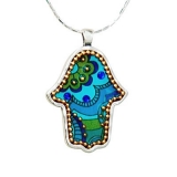 Shades of Blue Necklace by Iris