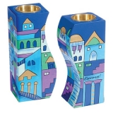 Jerusalem design fitted Candlesticks