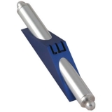 Dabbach Judaica - Blue Anodized Aluminum Mezuzah Case
