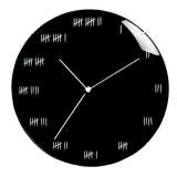 Black Alcatraz Wall Clock by ArtOri