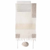 Emanuel -The Matriarches in Silver Embroidered Cotton Tallit