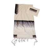 Gabrieli Wool Tallit Black And Silver