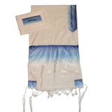 Gabrieli Wool Tallit Blue And White