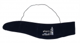 Blue Jerusalem Black Velvet Yemenite Shofar Pouch