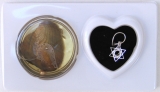 Star of David Pendant with Pearl
