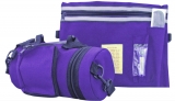 Purple Tefillin Carrier with Tallit bag - New