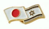 Israel-Japan flags pin