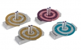 Adi Sidler Double Spiral Dreidel with Letters