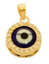 Circle Eye Pendant by aJudaica