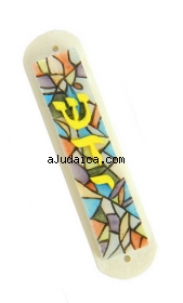 Vitrage Polystyrene Mezuzah by aJudaica